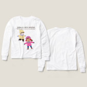 Kids walking in the winter wonderland (デザイン 正面＆背面)