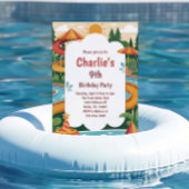 Kids Water Park Summer Birthday Party 招待状