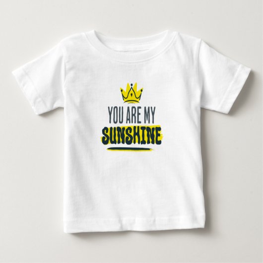 Kids "You Are My Sunshine" T-Shirt | Toddler Sun G ベビーTシャツ (正面)