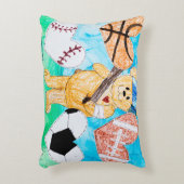 KidsArt for CHOC – スポーツの愛のために アクセントクッション (正面(垂直))