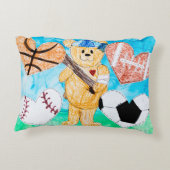 KidsArt for CHOC – スポーツの愛のために アクセントクッション (裏面)