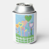 KidsArt for CHOC – ピケットフェンス付きハート 缶クーラー (缶裏面)