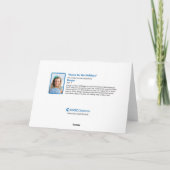 KidsArt for CHOC – 休日のホーム サンキューカード (裏面)