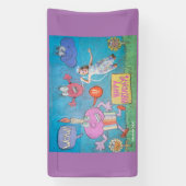 KidsArt for CHOC -誕生祝い 横断幕 (縦)