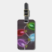 KidsArt for CHOC – 輝く明るいクリスマスライト ラゲッジタグ (正面縦)
