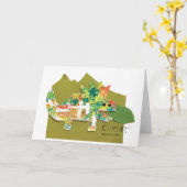 KidsArt for CHOC - Dino Roar Card カード (黄色い花)