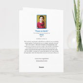 KidsArt for CHOC - Peace on Earth サンキューカード (裏面)