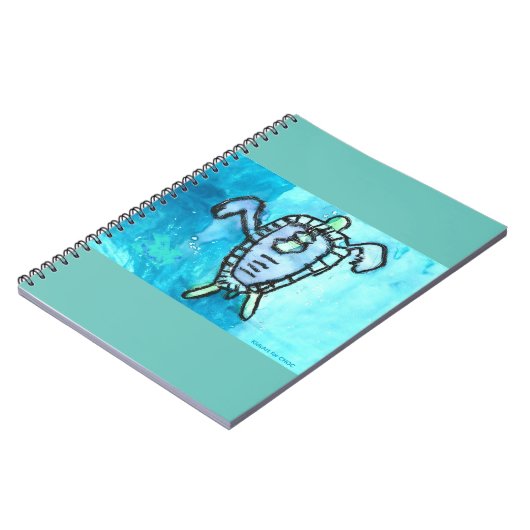 KidsArt for CHOC - Sea Turtle ノートブック (左側)