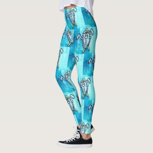 KidsArt for CHOC - Sea Turtle レギンス (左)