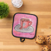 KidsArt for CHOC - Warm CHOColate Wishes 鍋敷き (トップダウン)