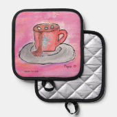 KidsArt for CHOC - Warm CHOColate Wishes 鍋敷き (正面/裏面)