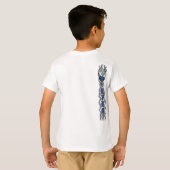 KIDSLIDEスケートボードグラフィック Tシャツ (裏面フル)