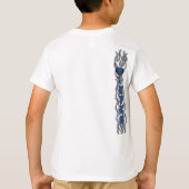 KIDSLIDEスケートボードグラフィック Tシャツ (裏面)