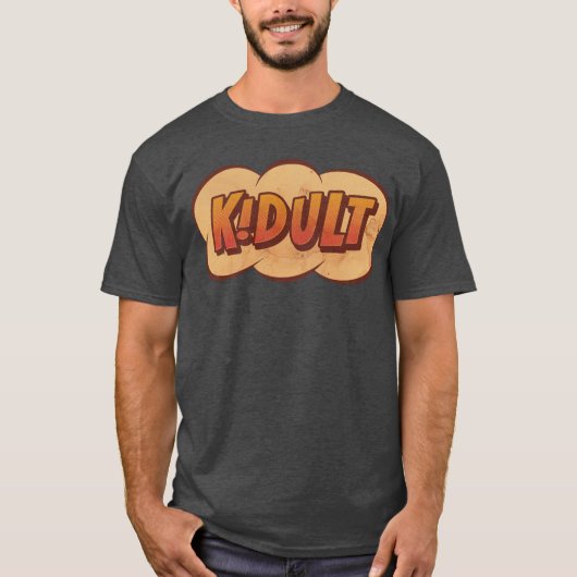 KIDULT - 心が子供のような大人 - カートゥーン Tシャツ (正面)