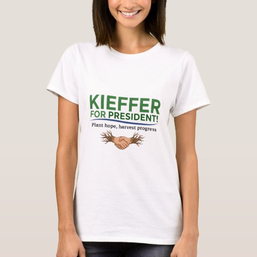 Kieffer For President! Tシャツ (正面)