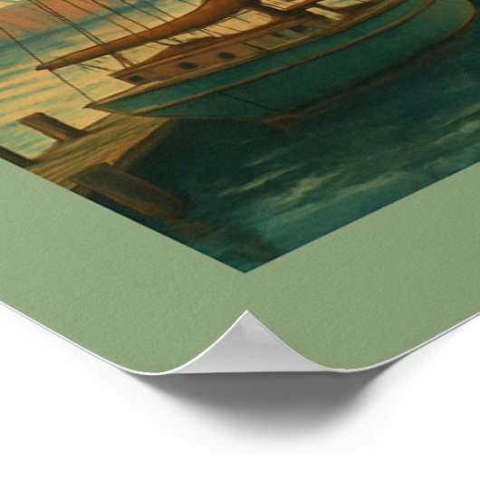 Kiel Germany City Art ポスター (角)