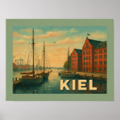Kiel Germany City Art ポスター (正面)