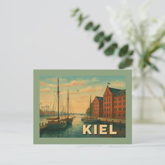 Kiel Germany City Art ポストカード (スタンド正面)