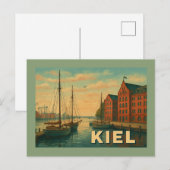 Kiel Germany City Art ポストカード (正面/裏面)