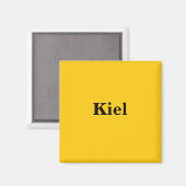 Kiel Magnet Schild Gold Gleb マグネット (正面/裏面)