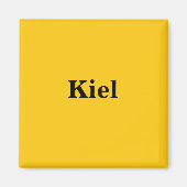 Kiel Magnet Schild Gold Gleb マグネット (正面)