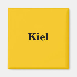 Kiel Magnet Schild Gold Gleb マグネット