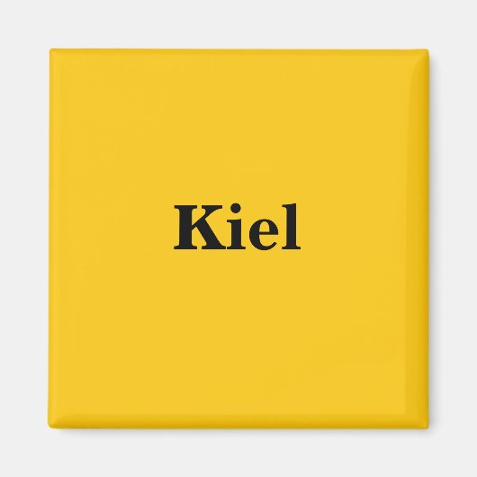 Kiel Magnet Schild Gold Gleb マグネット (正面)