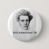 Kierkegaard 「08 缶バッジ (正面)