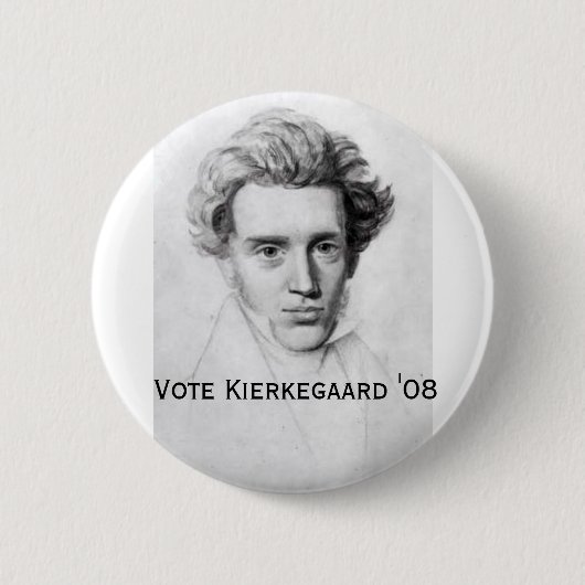 Kierkegaard 「08 缶バッジ (正面)