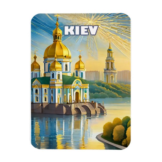 Kiev, Les collines verdoyantes マグネット (縦)