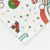 KiffとBarryの休日 フリースブランケット (角)