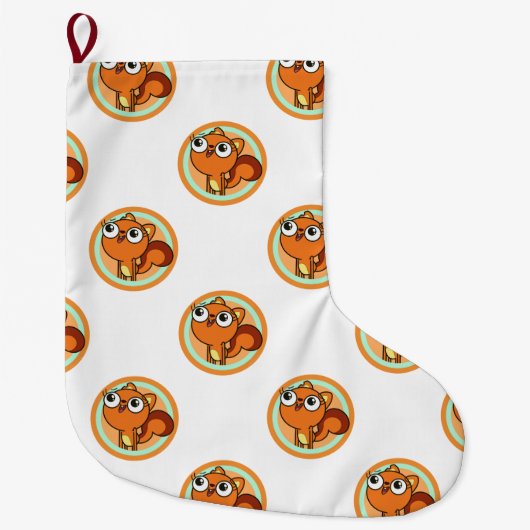 Kiff Chatterly ラージクリスマスストッキング (正面)