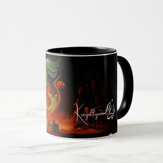 Kiff kreyollywood Mug マグカップ (正面右)