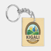 Kigali Rwanda Africa キーホルダー (正面左)
