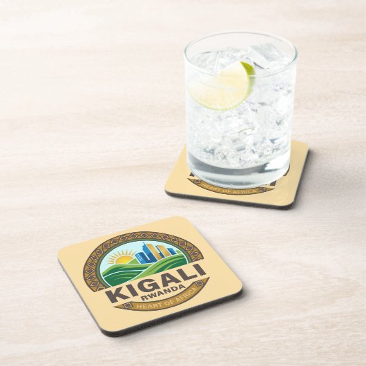 Kigali Rwanda Africa コースター (右側)