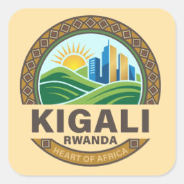 Kigali Rwanda Africa スクエアシール