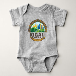 Kigali Rwanda Africa ベビーボディスーツ