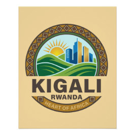 Kigali Rwanda Africa ポスター