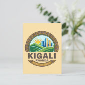 Kigali Rwanda Africa ポストカード (スタンド正面)