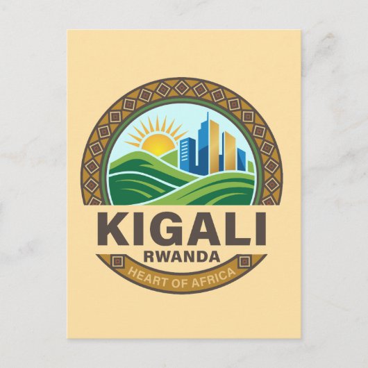 Kigali Rwanda Africa ポストカード (正面)