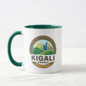 Kigali Rwanda Africa マグカップ (左)