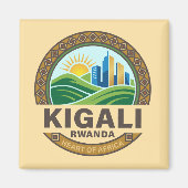 Kigali Rwanda Africa マグネット (正面)