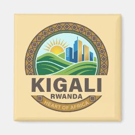 Kigali Rwanda Africa マグネット