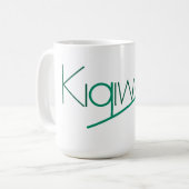Kigiwebロゴデザインコーヒーマグ コーヒーマグカップ (正面左)