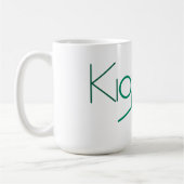 Kigiwebロゴデザインコーヒーマグ コーヒーマグカップ (左)