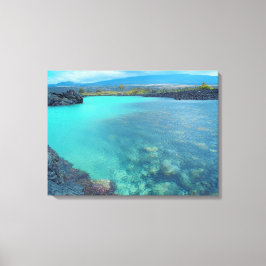 Kiholo Bay Hawaiiは風光明媚なキャンバスの印刷をキャプチャ キャンバスプリント