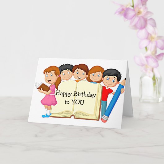KIIDSすべての同意Uはハッピーバースデー車を持つべきである カード (蘭)
