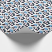 KIITOSサンタフィンランドのLapphundのギフト用包装紙 ラッピングペーパー (角)