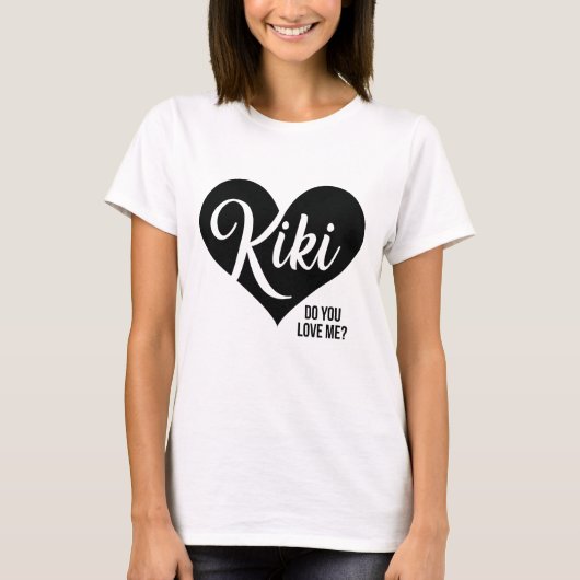 Kiki -私を愛しますか。 - Tシャツ (正面)