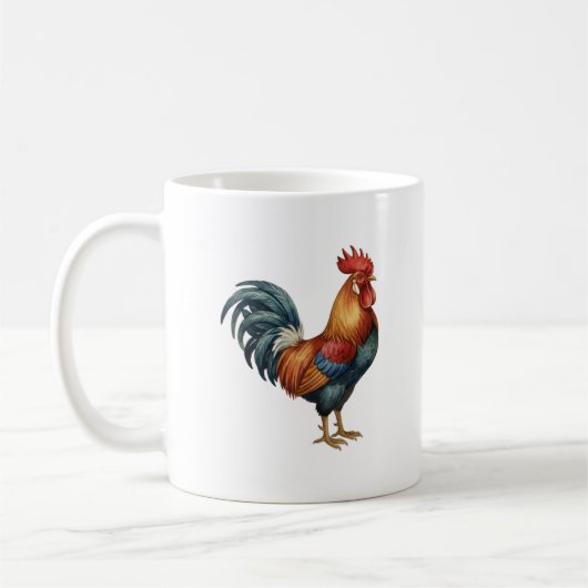 Kikiriki Rooster coffee mug コーヒーマグカップ (左)